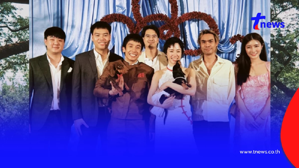 “พลอย” ควง “เต ” เข้าพิธีวิวาห์ เริ่มต้นชีวิตคู่สุดหวาน