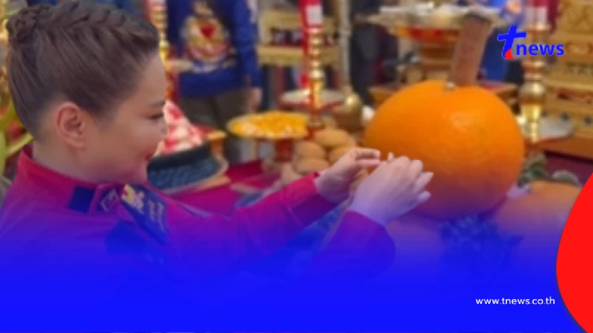 "บุ๋ม ปนัดดา" จุดธูปได้เลข 3 ตัวตรง หลังจัดพิธีเททองหล่อเทพจีน