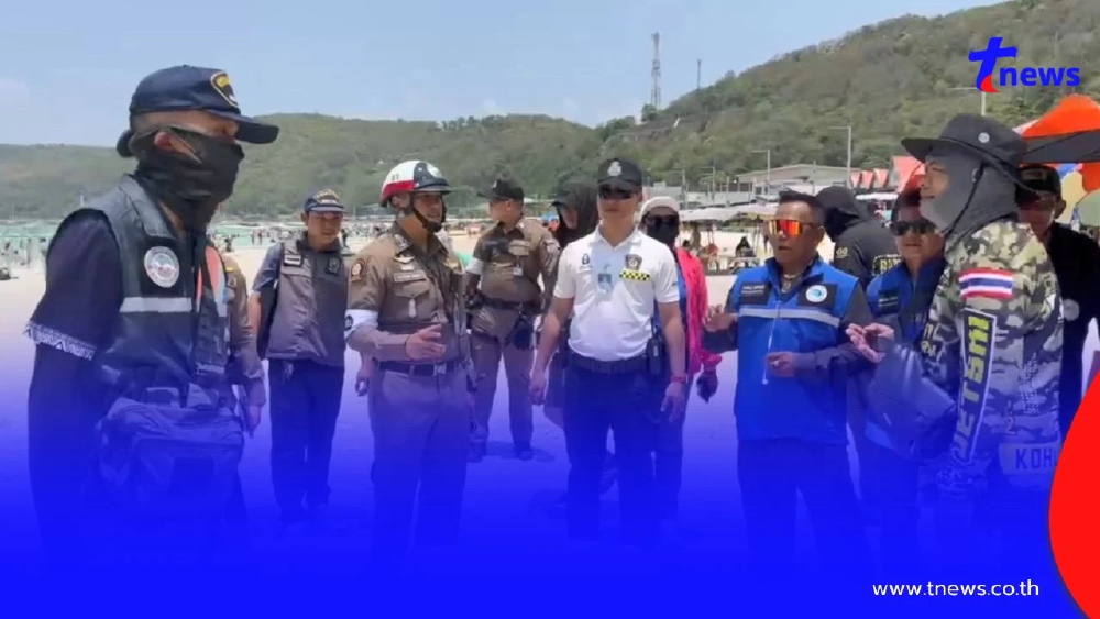 สภ.พัทยาคุมเข้มเกาะล้าน! สุ่มเป่าแอลกอฮอล์คนขับเรือ–รถรับจ้าง