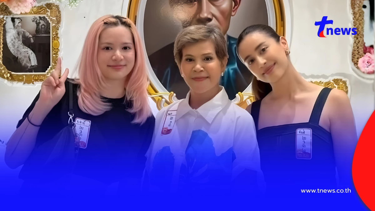 “นก จริยา” ควงลูกสาว “เจมี่-จีนส์” ร่วมงานใหญ่ที่ภูเก็ต สวยยกบ้าน