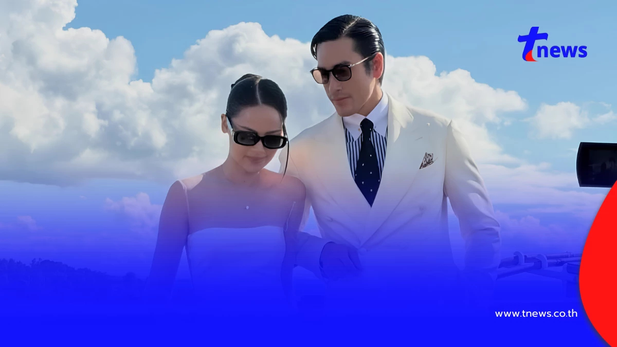 "ณเดชน์-ญาญ่า" ปรากฏตัวลุคบ่าวสาว เข้าพิธีวิวาห์ที่นอร์เวย์