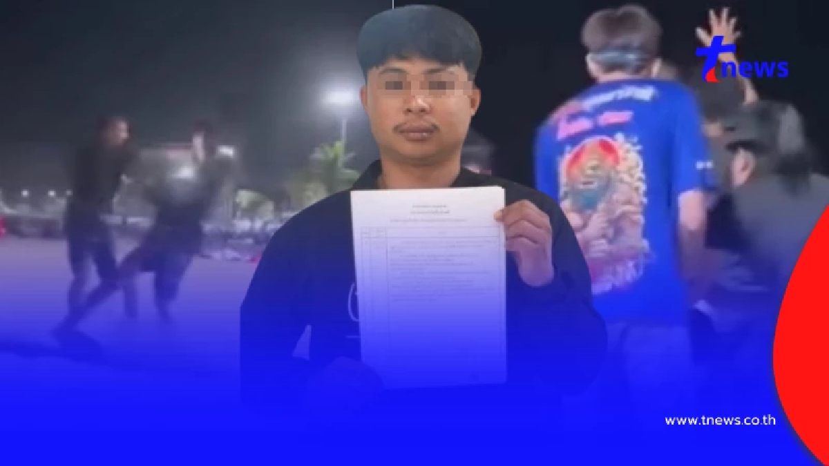 เดือดหน้าหาด ไรเดอร์เตือนดีๆ แต่ฝรั่งไม่จบ ลุกขึ้นซัดกันวุ่น