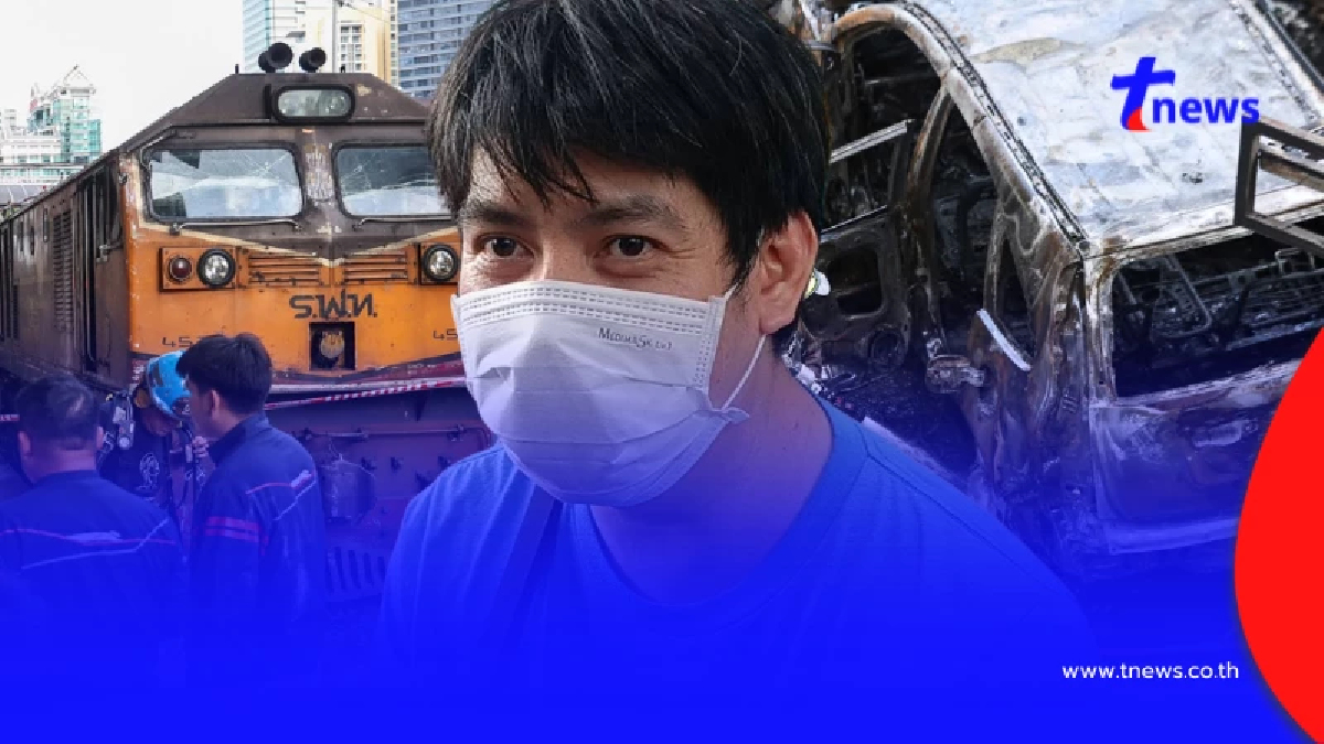 เจ้าของ CR-V เล่านาทีรถไฟชนรถเมล์ สั่งลูกลงจากรถก่อนวอดทั้งคัน