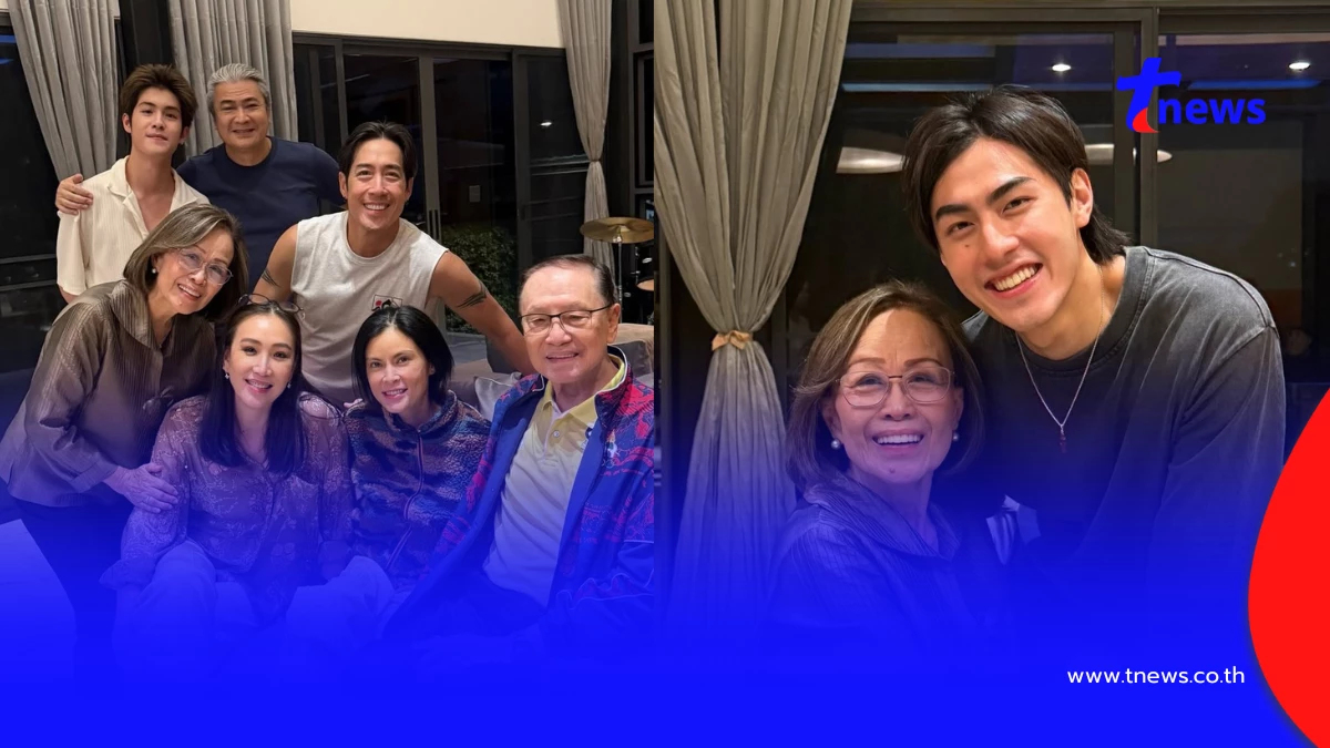 อบอุ่นมาก “เจ เจตริน” ร่วมเฟรม “ปิ่น เก็จมณี” ฉลองวันเกิดคุณแม่