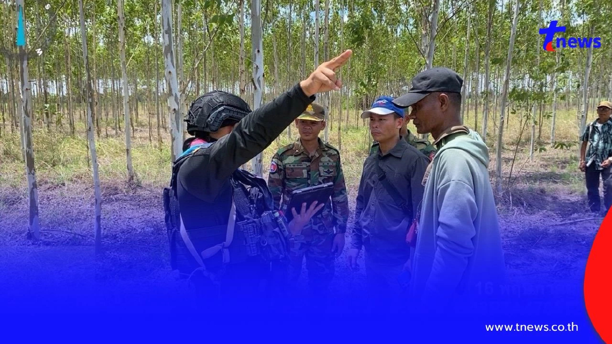 กกล.บูรพาเจรจากัมพูชา ยุติไถที่ทำเกษตรรุกล้ำเขตไทย!
