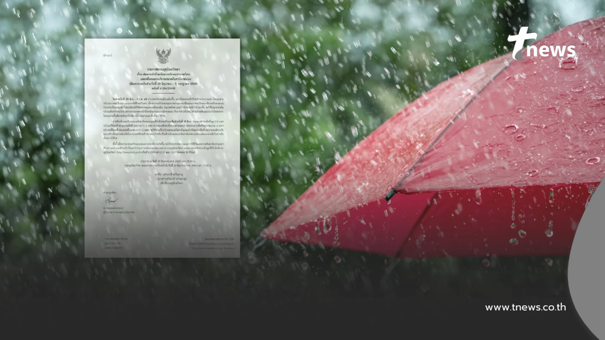 ประกาศ ฉ.6 เตือนฝนตกหนักถึงหนักมาก เช็ก 35 จังหวัด วันนี้เจอเต็มๆ