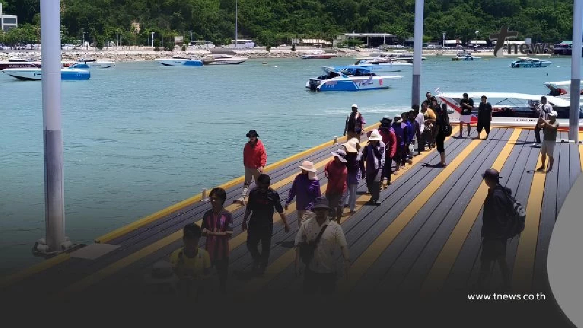เกาะล้านไม่รอด! ผนึก 3 หน่วยงานลุยตรวจเข้ม รวบแรงงานต่างชาติ