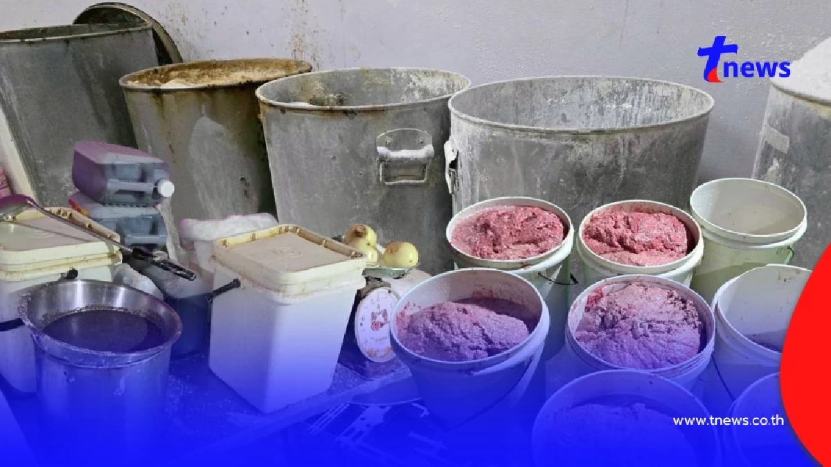 สภาพโรงงานเถื่อน ลูกชิ้น-หมูยอ ไร้ อย. ขายเดือนละ30ตัน ทั่วประเทศ
