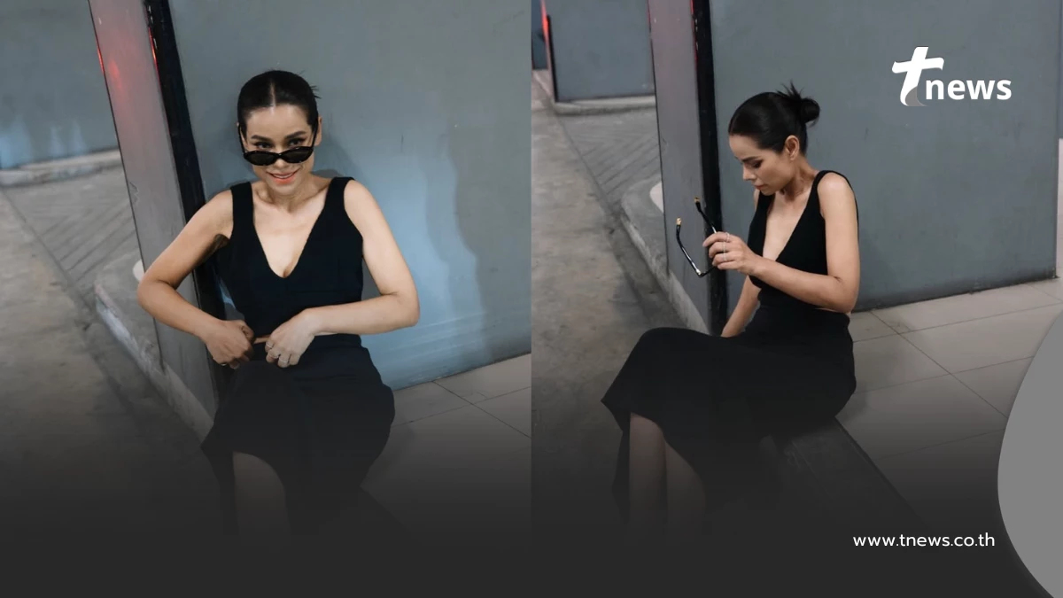 โอปอล์ ปาณิสรา อวดลุคออลแบล็ก ชาวเน็ตแห่ชื่นชมสนั่นโซเชียล