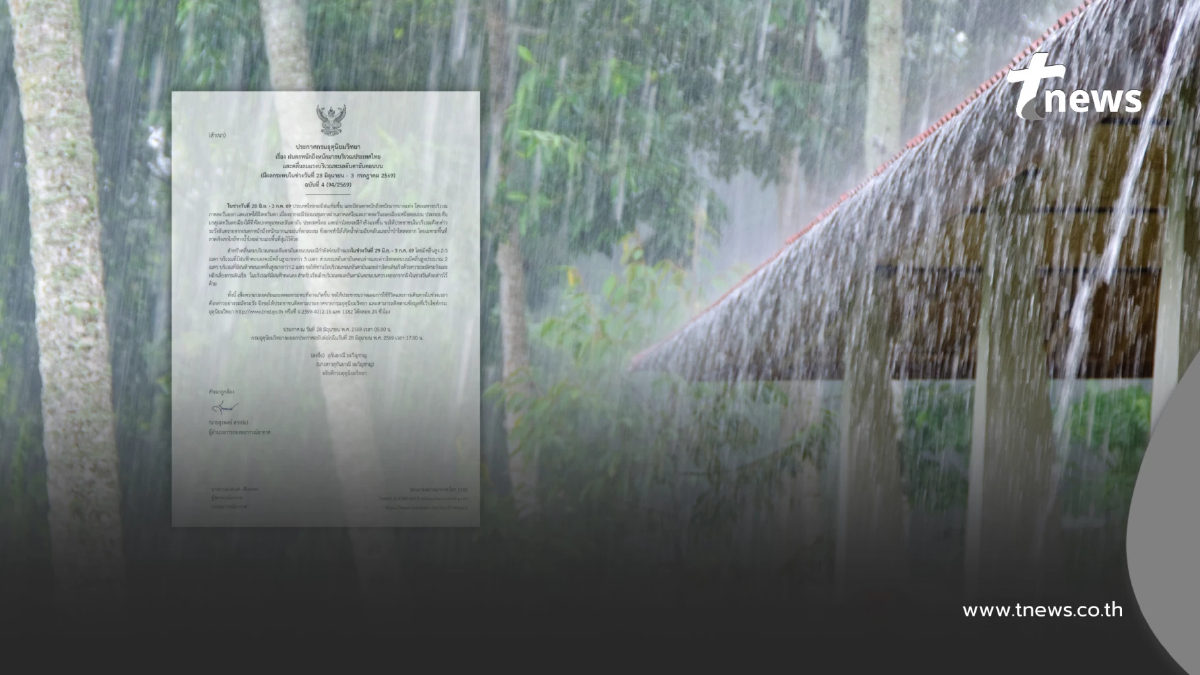 เตือน ฉ.4 ฝนตกหนักถึงหนักมาก เช็กพิกัด 24 จังหวัด เจอเต็มๆวันนี้