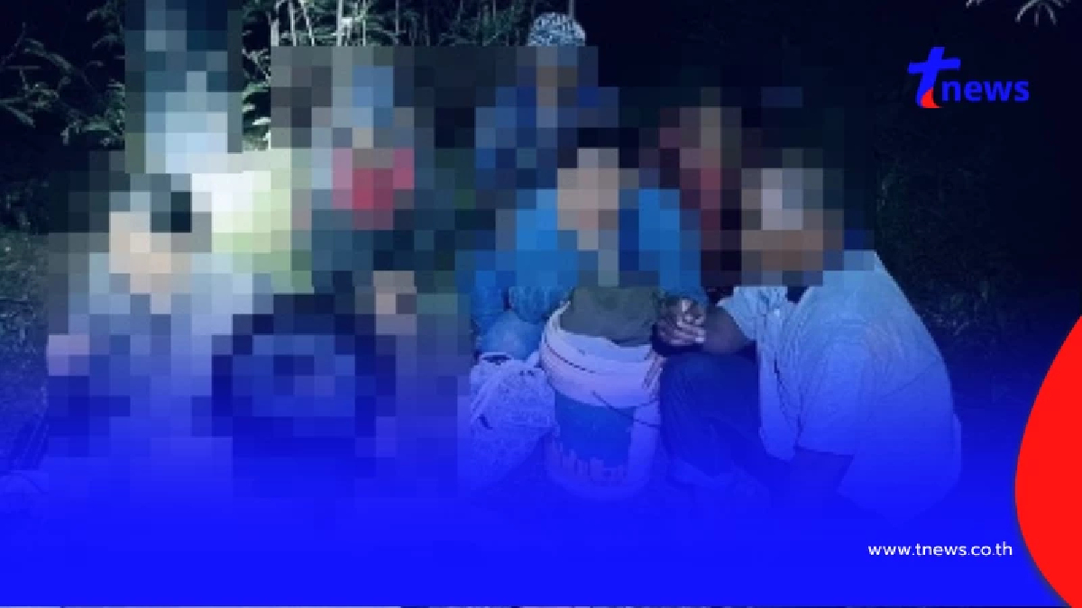 จับต่อเนื่อง! ทัพเรือรวบชาวกัมพูชา 12 คน ลักลอบข้ามแดน