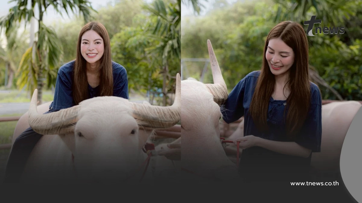 สลัดลุคคุณหนูหมื่นล้าน "เอวา ปวรวรรณ" แปลงโฉมใส่ชุดชาวนา