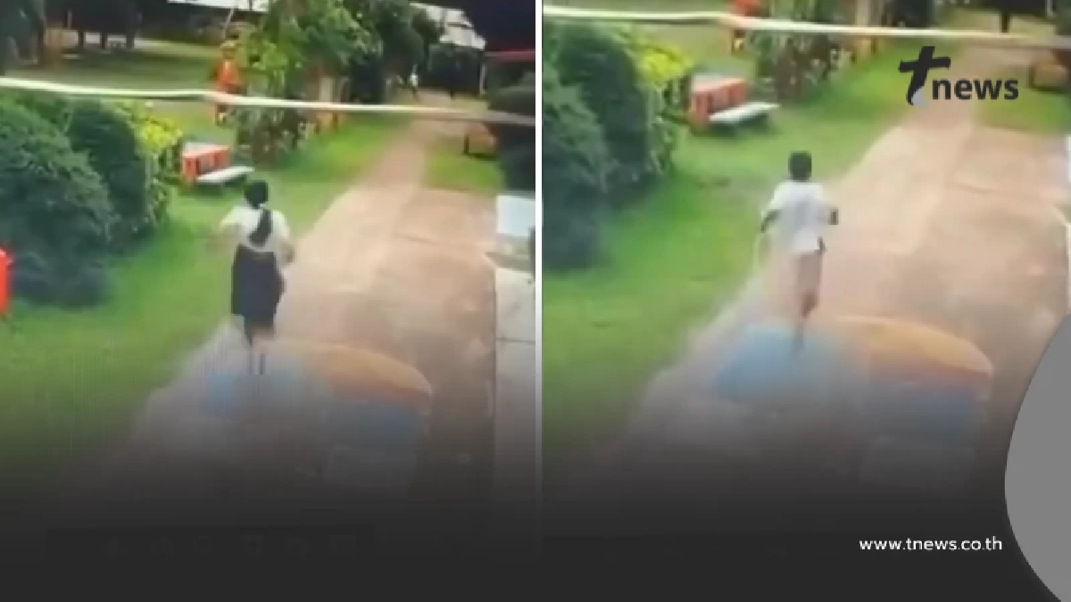 นักเรียน ป.3 ทำแตกตื่นทั้งโรงเรียน โมโหครู ถืออาวุธวิ่งไล่ทำร้าย