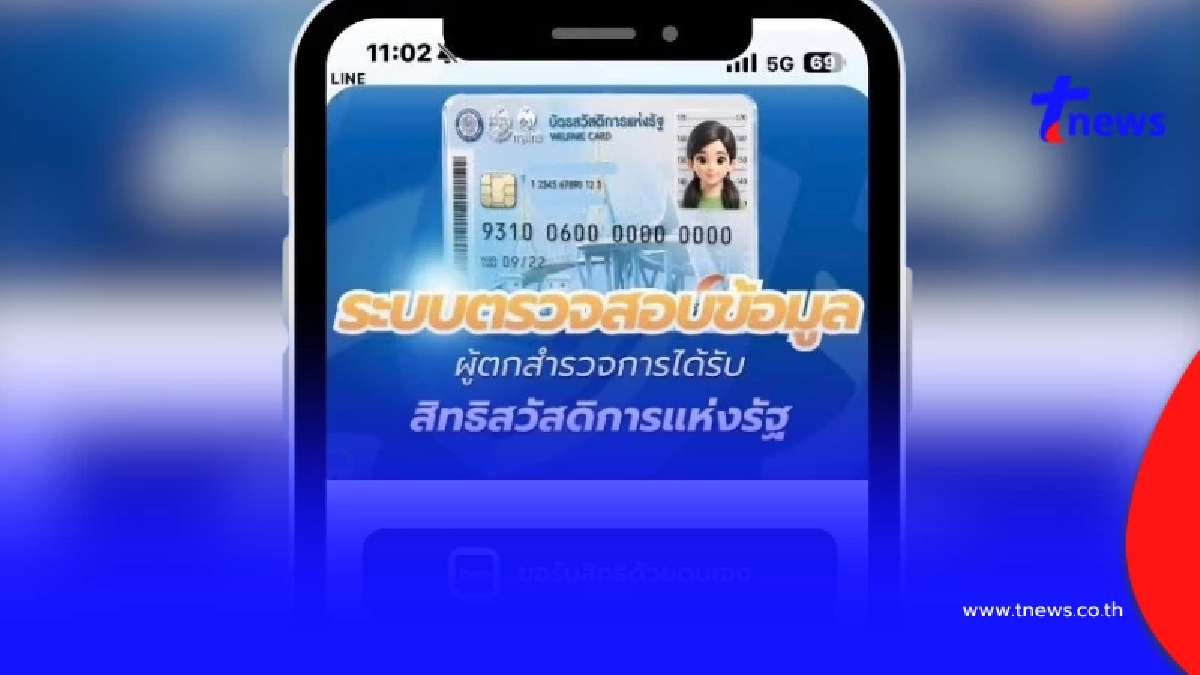 ประกาศล่าสุด แล้ว "บัตรสวัสดิการแห่งรัฐ 2569" ทุกคนต้องรู้
