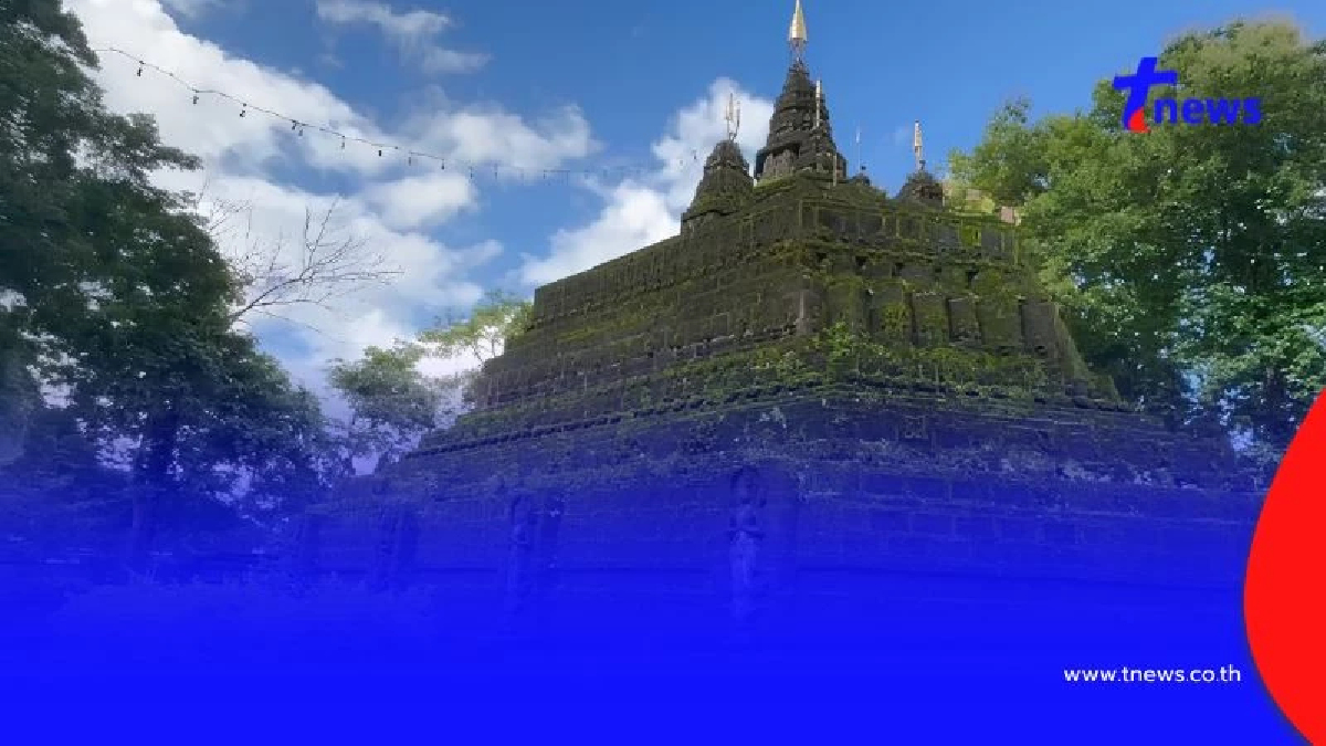 ปีละครั้ง! พระธาตุถูกมอส-เฟิร์นปกคลุม สวยราวภาพในเทพนิยาย
