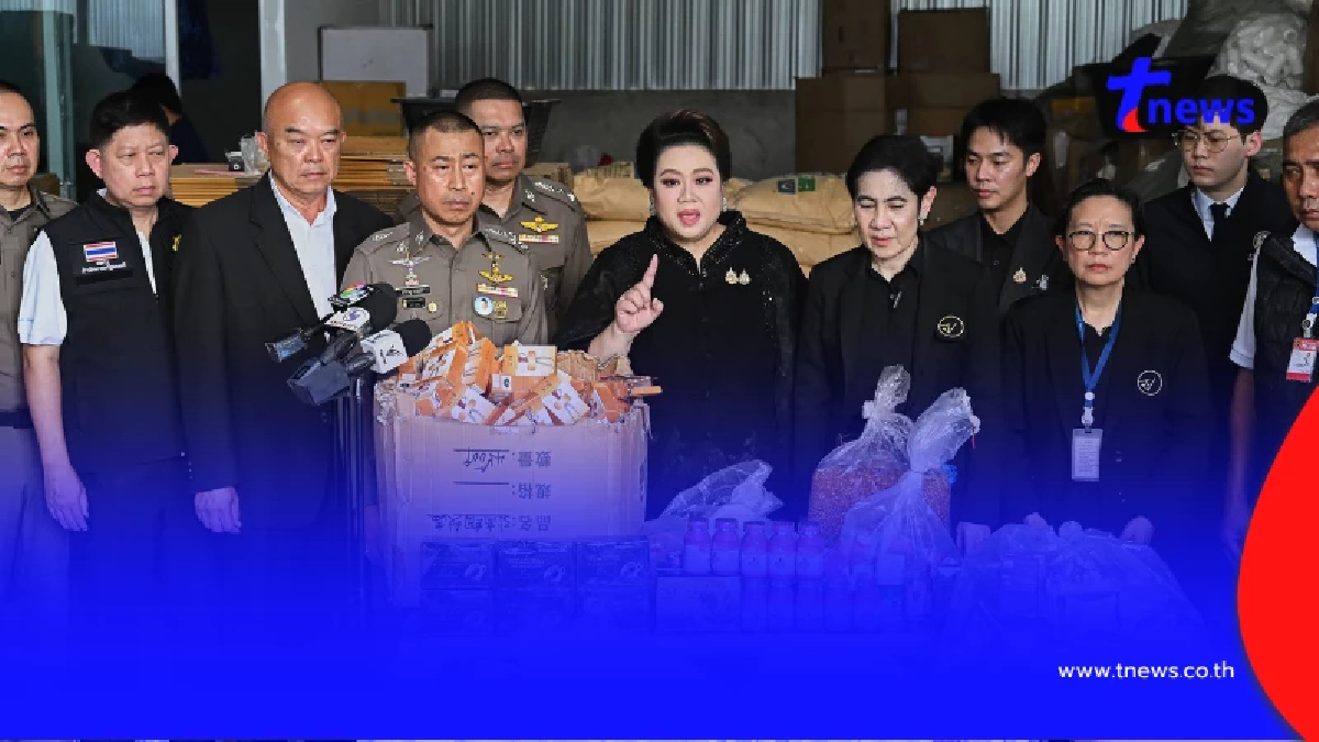 “ศุภมาส” นำทีม บุกทลายแหล่งกบดานผลิตและจัดส่งยาลดน้ำหนักรายใหญ่ของประเทศ