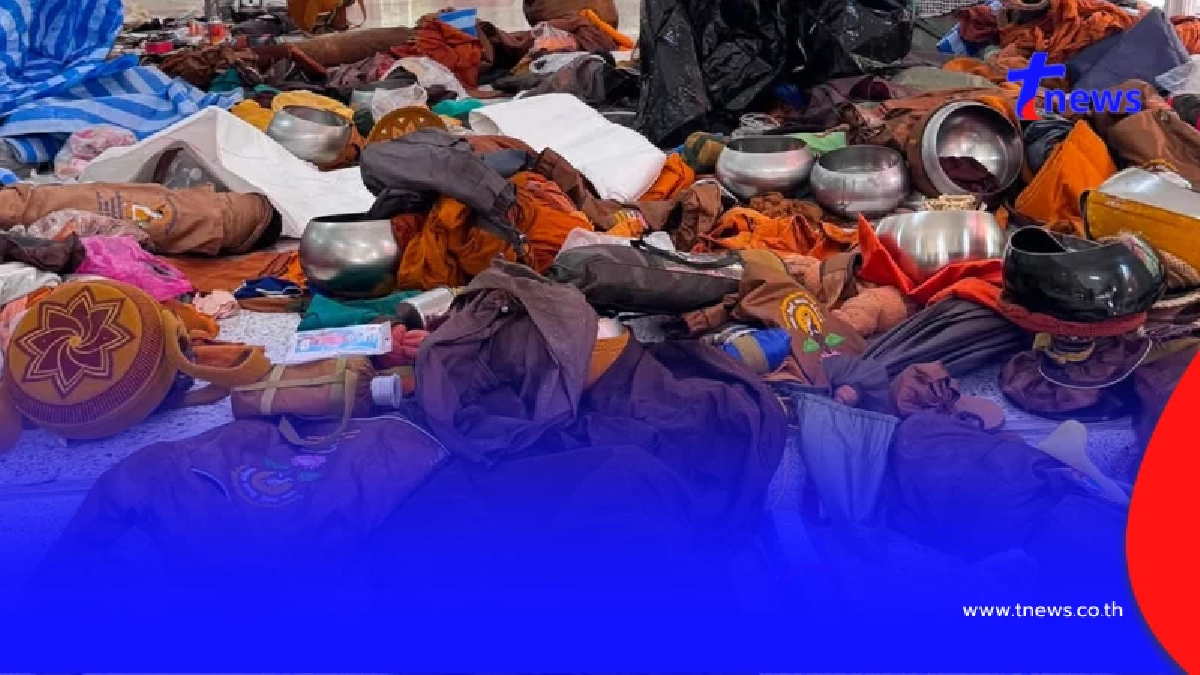 ถึงว่า คณะพระธุดงค์เดินย้อนศรทิศทางรถ เจ้าอาวาสเผยเหตุผลชัด