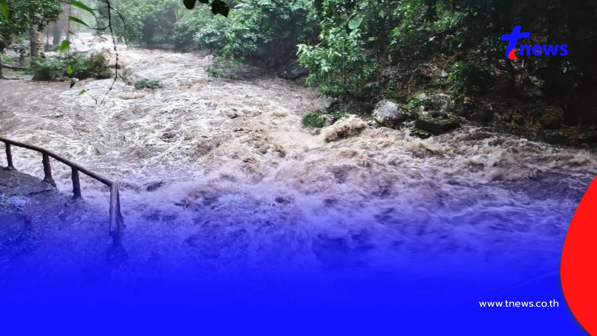 แก่งกระจานปิด "โป่งลึก-ป่าละอู" หลังฝนตกหนักน้ำป่าซัด
