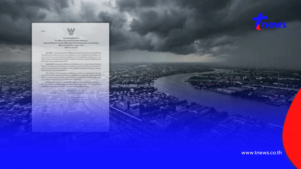 ประกาศ ฉ.10 ระวังมรสุม 29 จังหวัด เช็กพิกัดฝนตกหนักถึงหนักมาก