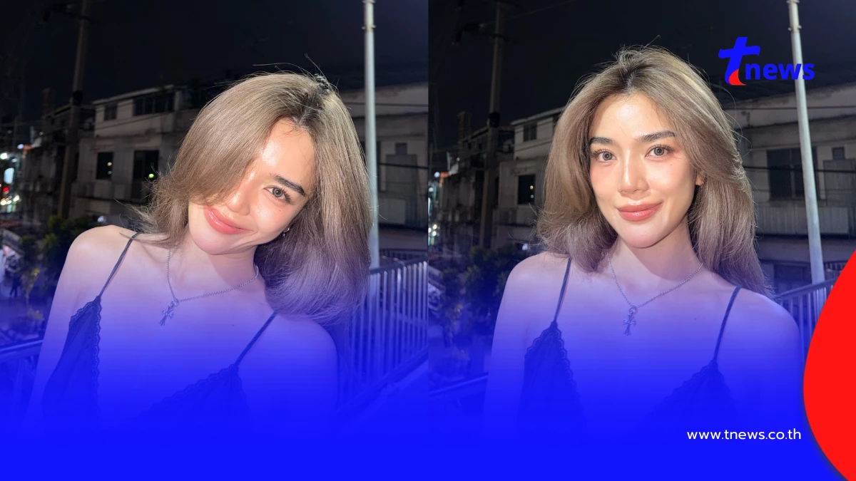 "เลดี้ปราง" สาดออร่ากลางดึก สวยจึ้งจนลืมมองวิวสะพานลอย
