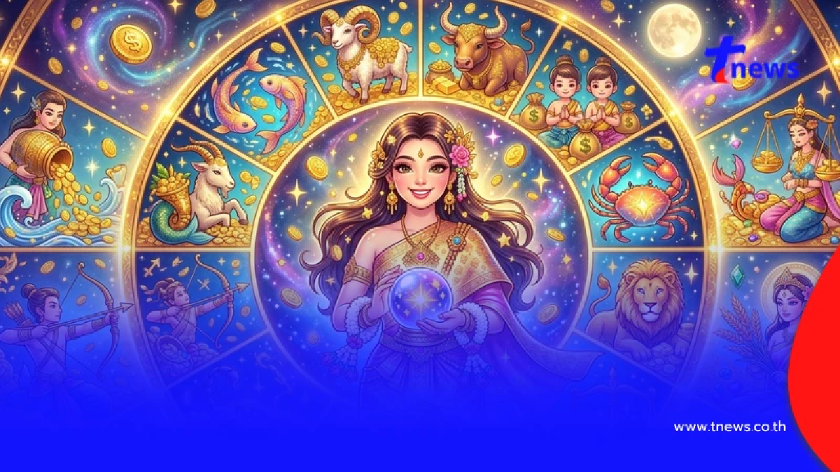 เคาะ 1 ราศี เรื่องราวดีๆ ส่งท้ายเดือน ก.ค. 69 มีโชคลาภจากงาน