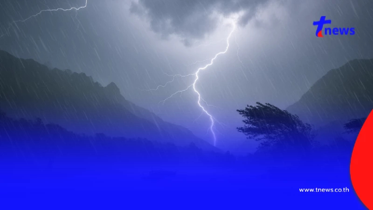 กรมอุตุฯ เตือนพื้นที่สีแดง-สีส้ม รับมือมรสุม ฝนตกหนักถึงหนักมาก