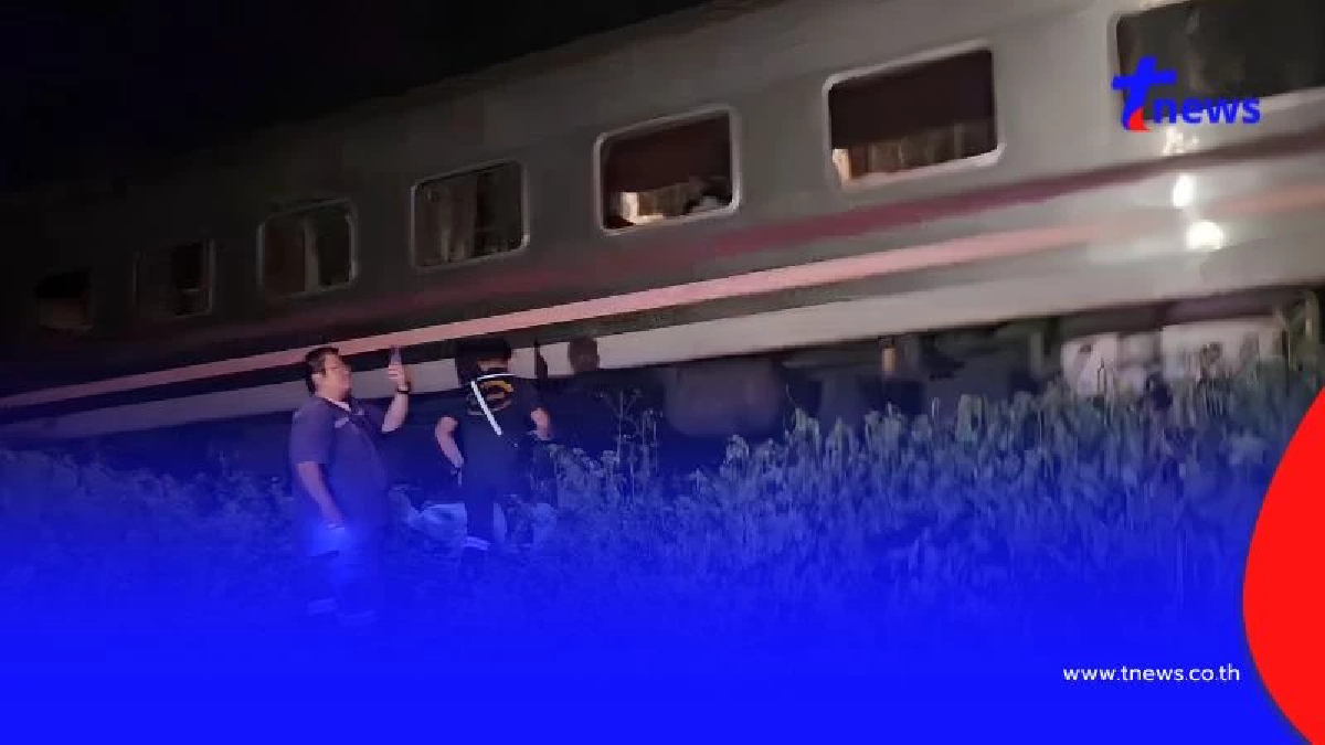 สลดลำปาง! รถไฟด่วนพิเศษเชียงใหม่–กรุงเทพฯ ชนชายดับริมราง