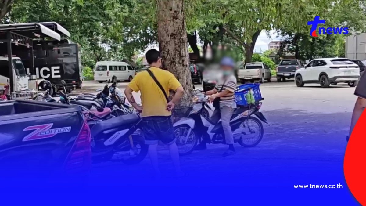 หวิดปะทะ! ลุงลากสุนัข 2 กม. อ้างโซ่ติดโช้กรถ เจ้าของยันดำเนินคดี