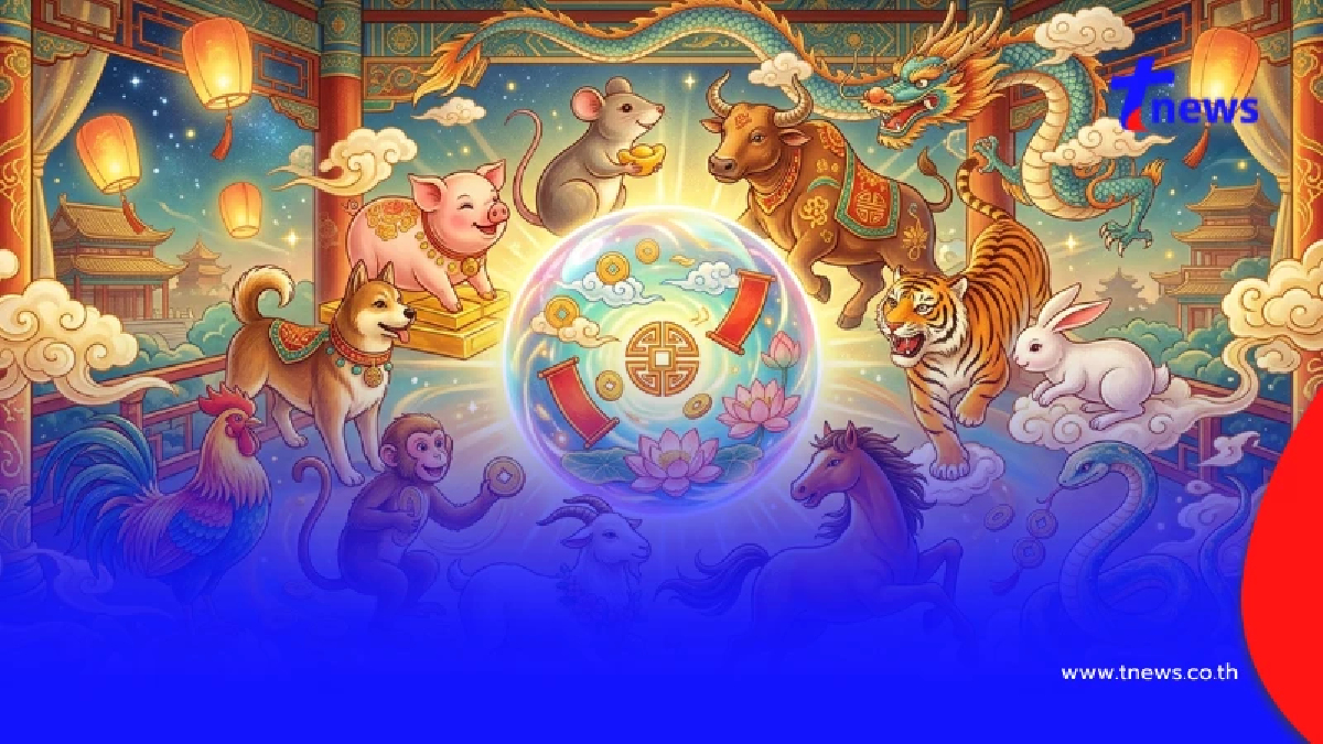 เคาะ "5 นักษัตร" ชีวิตดวงดีระดับ 5 ดาว ประจำเดือนสิงหาคม 2569