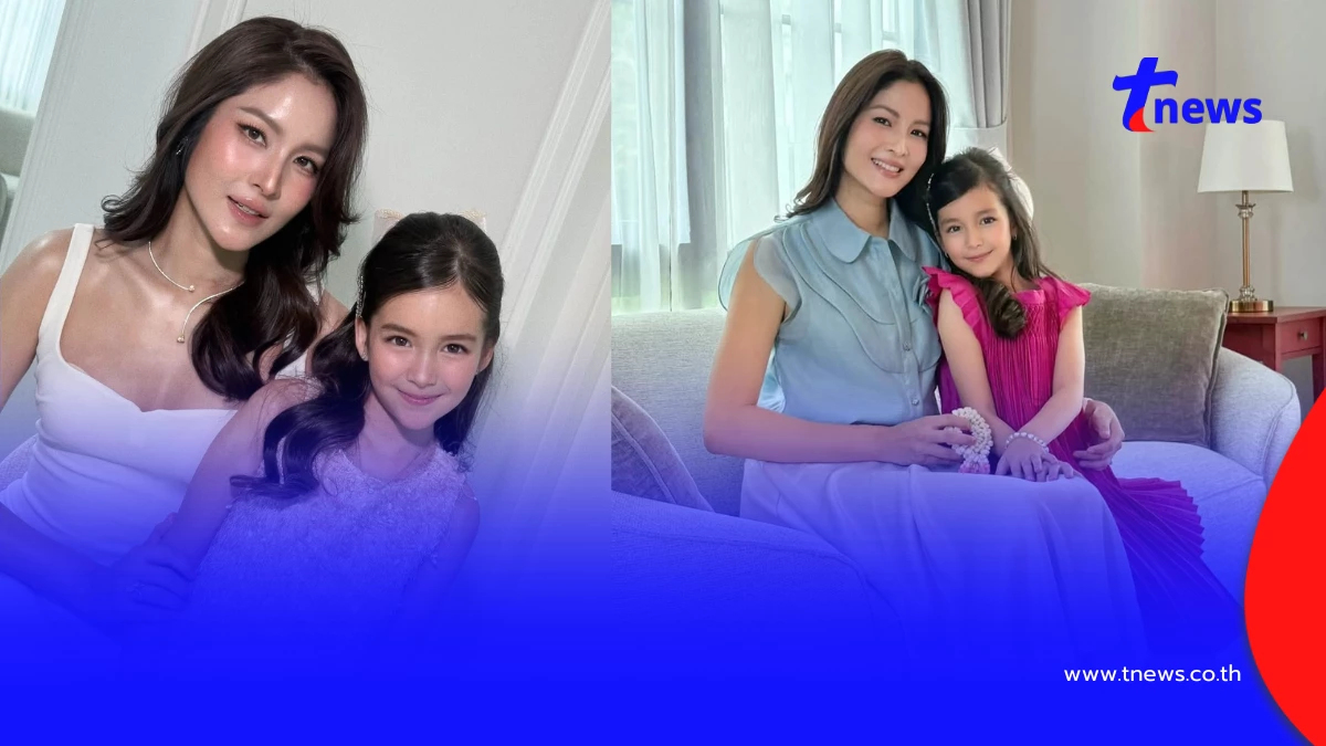 สวยได้แม่เต็มๆ ลูกสาว "กวาง ฟ้ารุ่ง" ฉายออร่านางงาม วัย 6 ขวบ