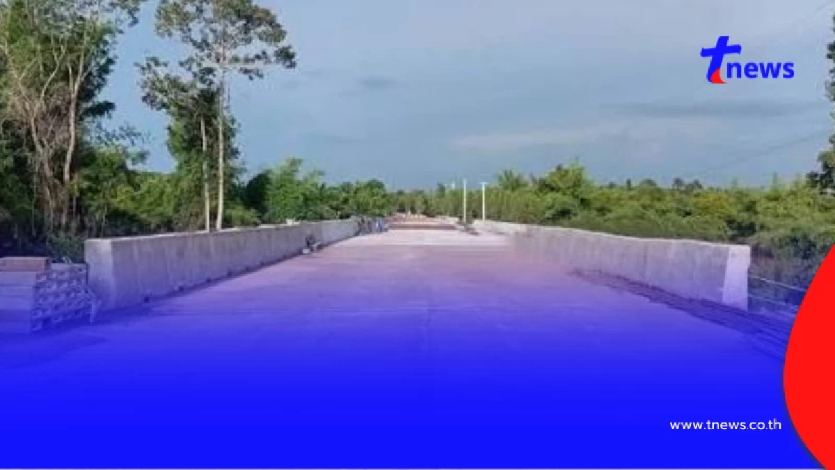 ข่าวดีคนเดชอุดม สะพานข้ามลำโดมเสร็จ 70% เลิกอ้อมไกล 25 กม.