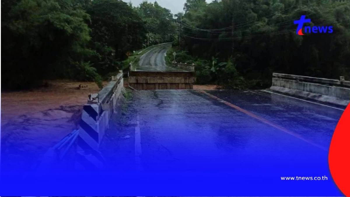 เปิด 3 เส้นทางหลักจราจรเป็นอัมพาต สะพานขาด-น้ำท่วมมิด ผ่านไม่ได้