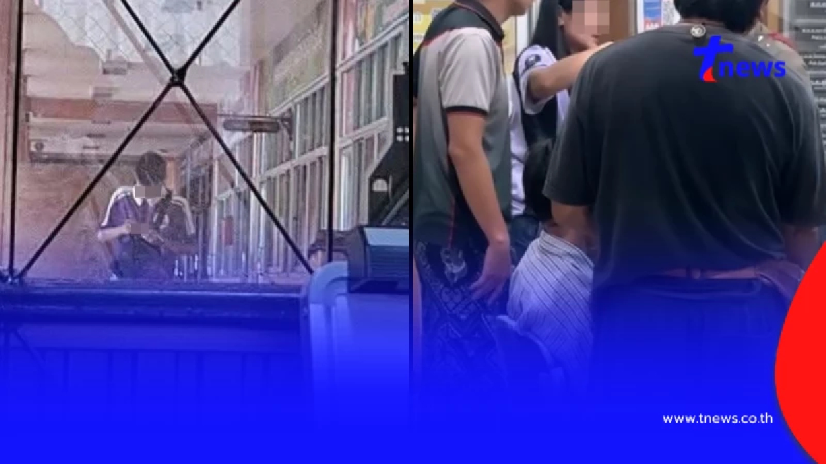 นาทีเผชิญหน้ามือก่อเหตุ นักเรียน ม.2 บาดเจ็บยังผวา รอดโดนถากแก้ม