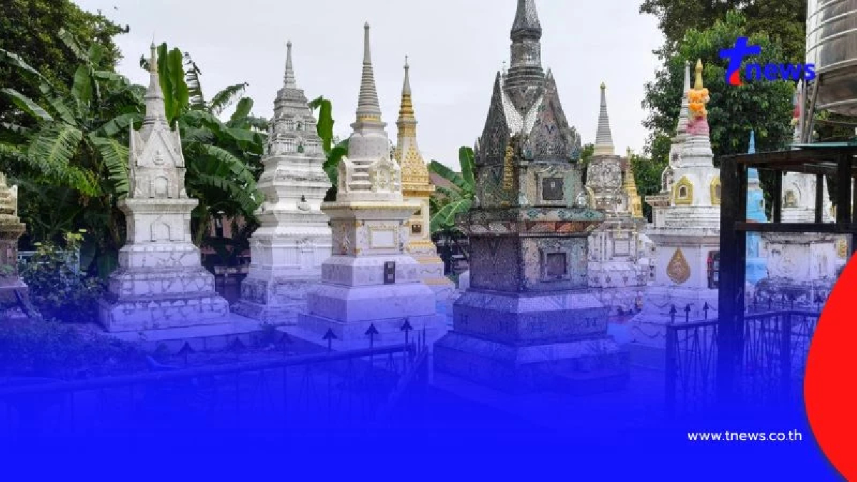 โจรใจบาปบุกทุบช่องเก็บอัฐิหลังวัด ฉกโกศทองเหลืองขาย