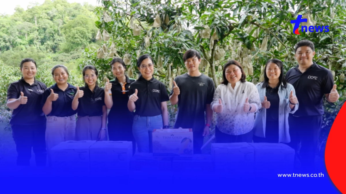 กรมส่งเสริมการเกษตร หนุนโครงการพัฒนาบรรจุภัณฑ์ “มะม่วงน้ำดอกไม้สีทอง”