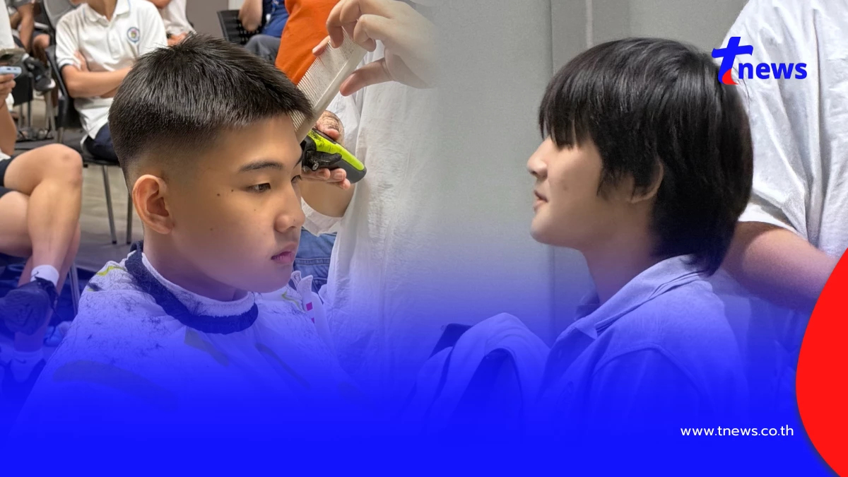 ลูกชายเต๋า สมชาย "น้องสุขใจ" ตัดผมลุคใหม่ หล่อออร่าพุ่ง