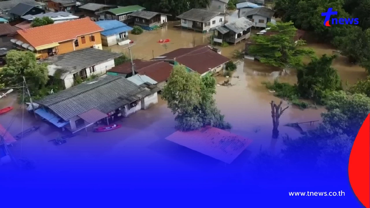อยุธยาน้ำท่วมพุ่ง 7 อำเภอ วิกฤตหนักมิดสะพานต้องพายเรือซื้อข้าว!