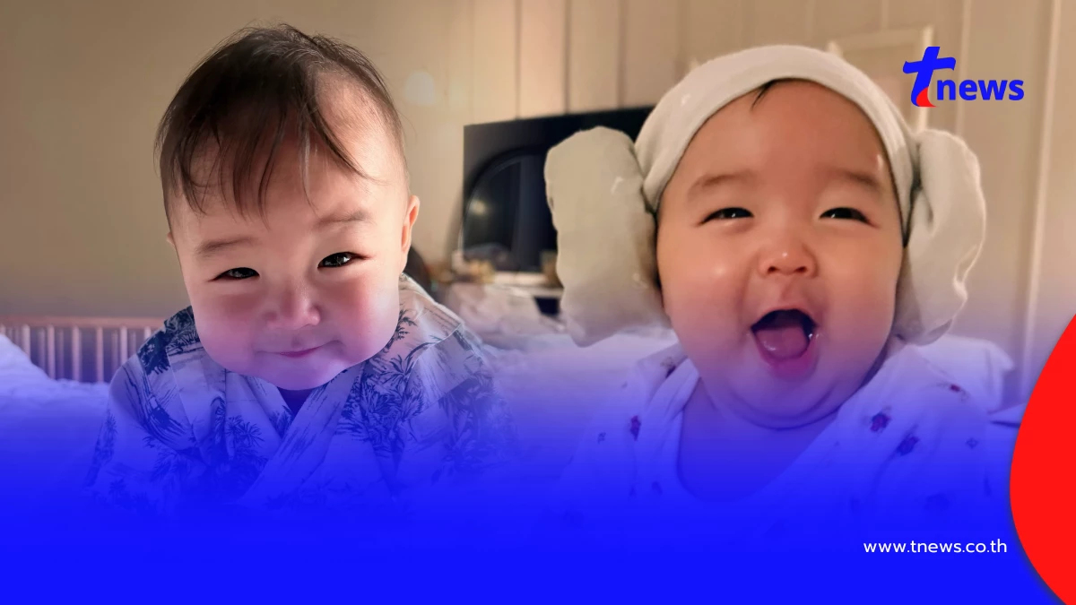 ใจฟูมาก ลูกชาย "อนันดา" เสิร์ฟรอยยิ้มสดใส แก้มกลมชวนฟัด