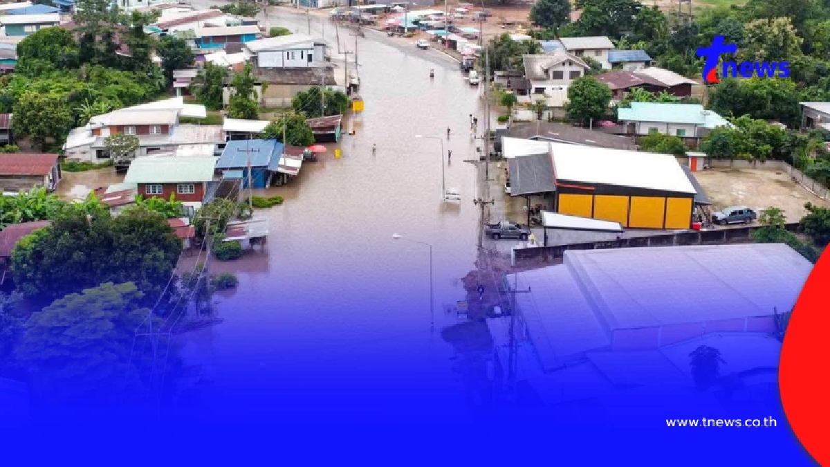 ที' ลมฟ้าอากาศ เตือนด่วนที่สุด 10 ตำบล ใกล้ทะลัก รีบยกของ-ย้ายรถ