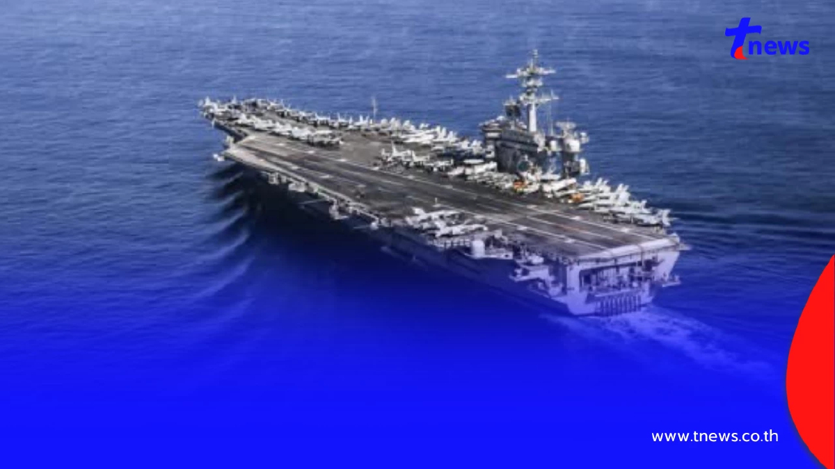 เรือสหรัฐฯ USS Abraham Lincoln จอดเทียบท่าเรือแหลมฉบัง 2-6 ก.ย.