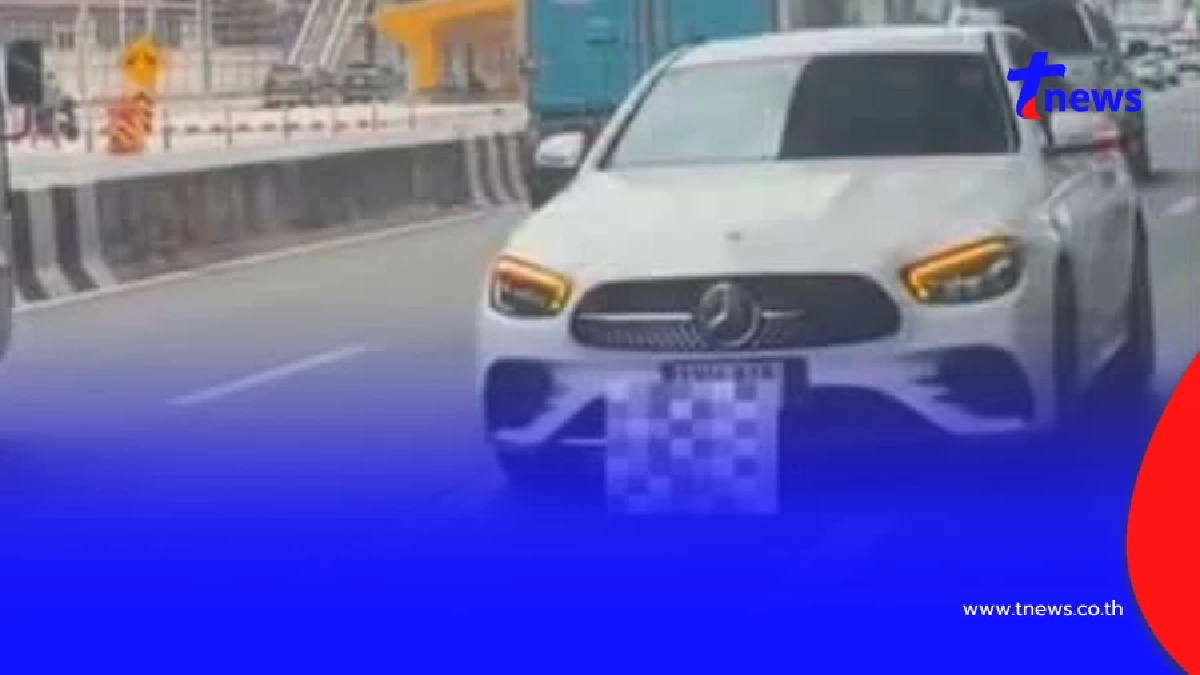 เปิดอายุคนขับเบนซ์ย้อนศร กลางถนนวิภาวดี ส่อโดนยึดรถ อ่วม 3 ข้อหา