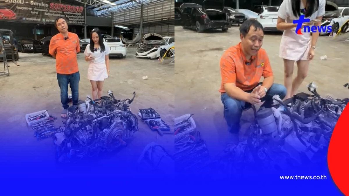 "ใหญ่ V10" เปิดหมดเปลือก เทคนิคกู้รถน้ำท่วม เตือน รถ EV - รถน้ำมัน