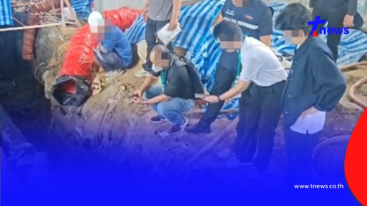เจอจุดน้ำมันรั่ว! เร่งตรวจสอบท่อใต้ดินใต้ทางยกระดับพระราม 3
