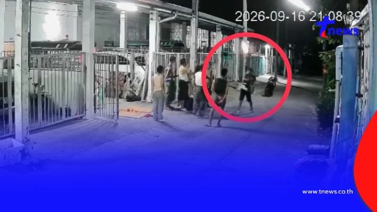 ไม่พอใจถูกมองหน้า! หนุ่มวัย 46 เดือด ควงอาวุธตามขู่ผัวเมียนมา