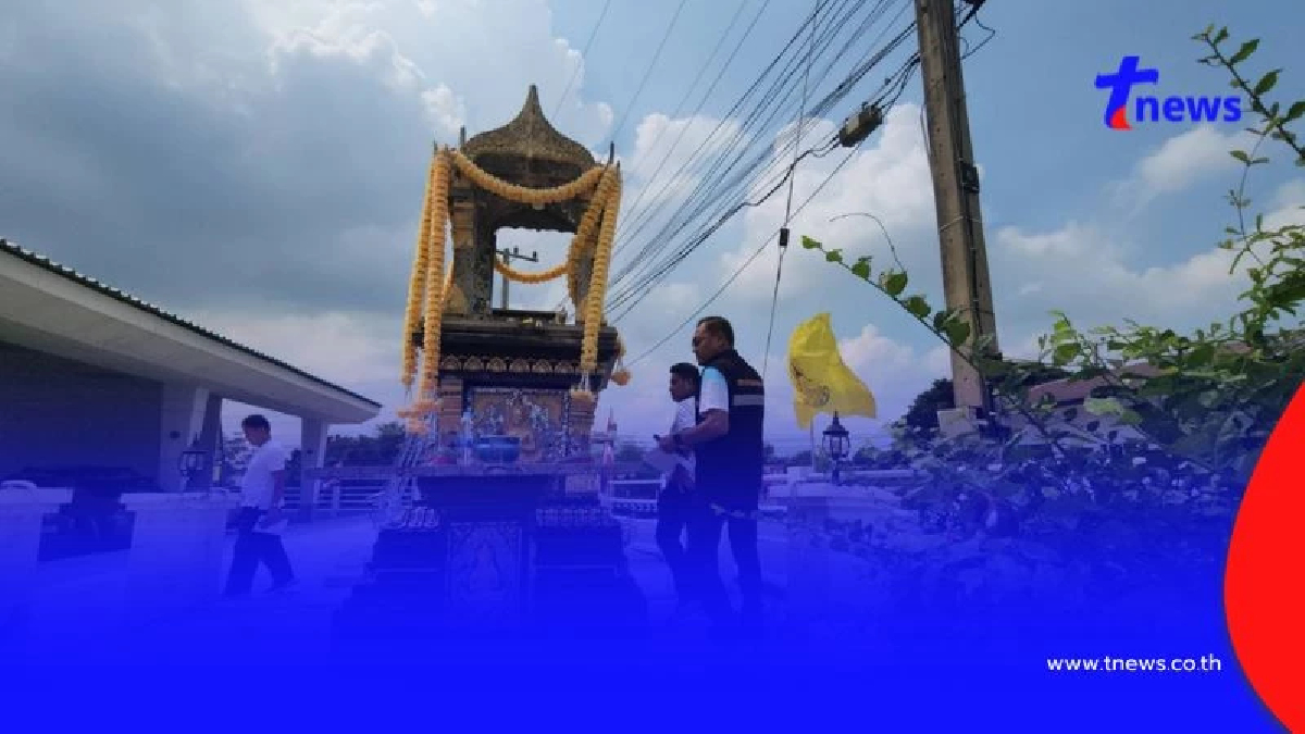 วงจรปิดจับชัด! โจรวนดู 8 รอบ ก่อนอุ้มพระพรหม หนีในไม่ถึง 1 นาที