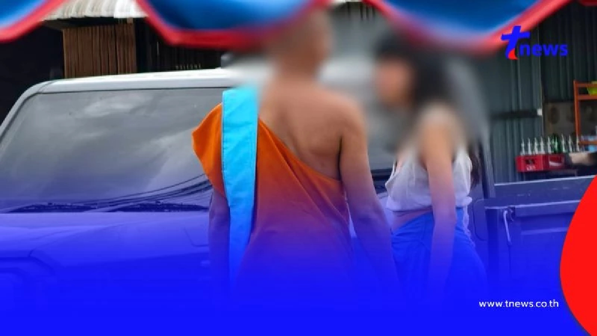ฉาวสนั่นละหานทราย! คลิปพระเมาคล้ายเมาสุรา จูงมือสาวซื้อพิซซ่า
