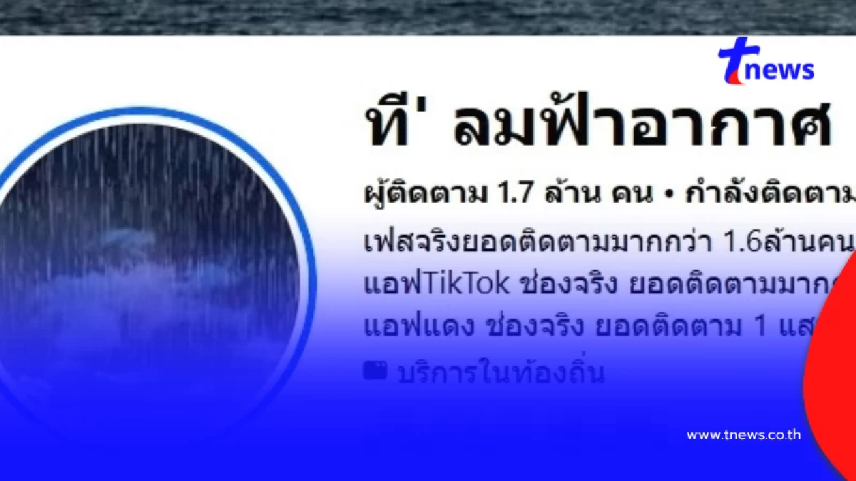น้อมรับผิด "ที' ลมฟ้าอากาศ" เคลื่อนไหวถึง 8 เพจดัง ปมก๊อปคอนเทนต์