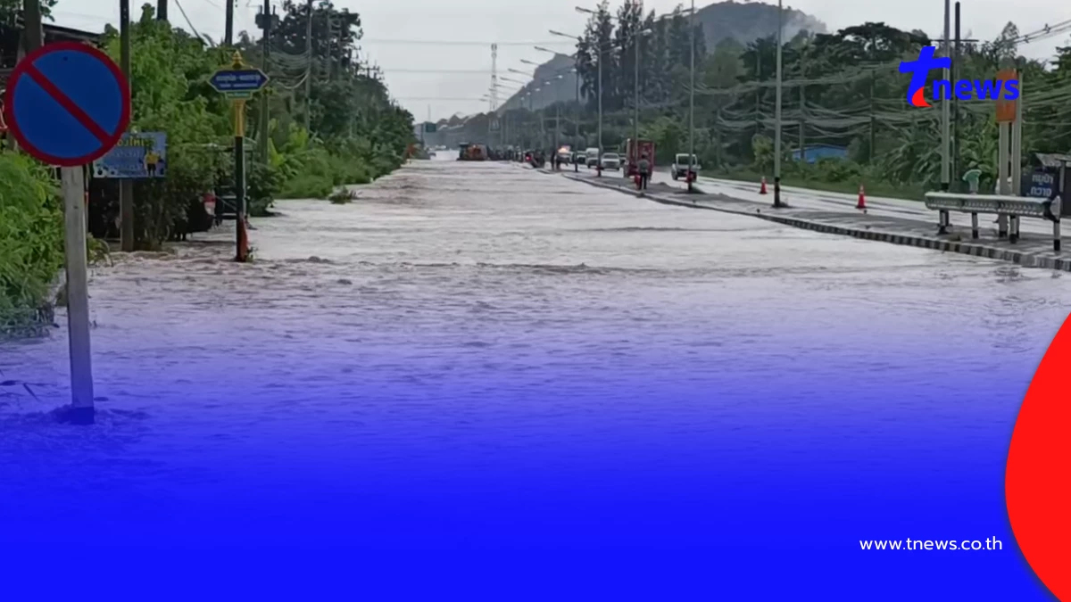 น้ำป่าซัดราชบุรีท่วมฉับพลัน! ถนนพังตัดขาด ข้าวของลอยหาย