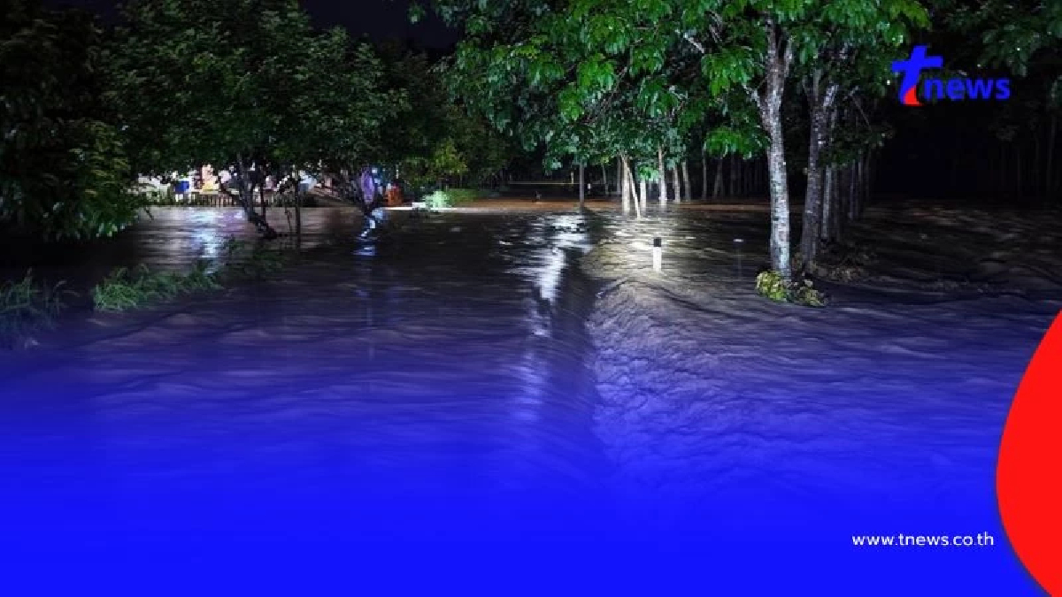 ฝนถล่มท่าตะเกียบ! น้ำป่ามาเร็ว ชาวบ้านอพยพวุ่นกลางดึก