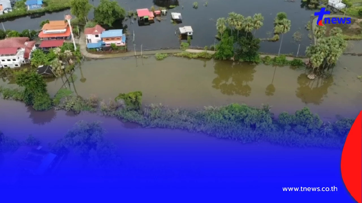 น้ำท่วมอยุธยายังอ่วม ชุมชนบ้านเกาะจมบาดาลกว่า 100 หลังคาเรือน